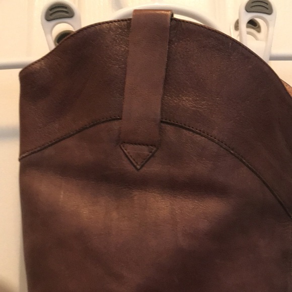 🥾 Brown Cowboy Boots WB21 - Picture 3 of 4